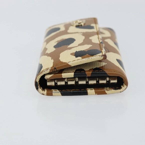 GUCCI Key Case Leather Brown Gold 354499 Auth - Picture 5 of 16